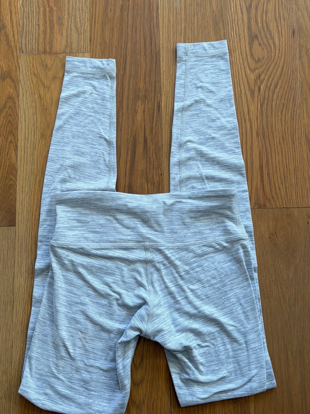 lululemon athletica Heather Light Gray High-Rise Leggings